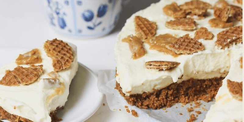 Stroopwafel cheescake