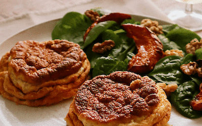 Mini-Käse-Soufflés mit Bockshornklee-Käse